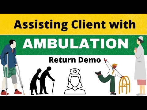 Assisting Client With Ambulation I Return Demo I Nursing Student