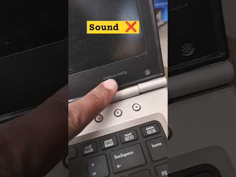 HP Elite Book 8460p Series Laptop Sound Audio Not Working Problem#macnitesh#keyboardtricks#2024