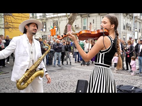 WELCOME to ITALY 🇮🇹 L' italiano - Daniele Vitale & Karolina Protsenko | Violin & Sax Cover