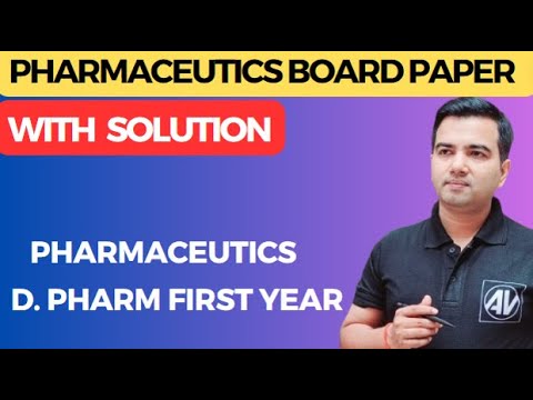 Pharmaceutics board paper with solution  UPBTE/ #upbte