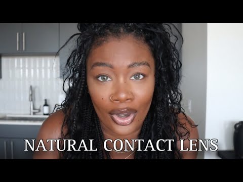 THE MOST REALISTIC CONTACT LENS FOR DARK EYES TTDEYE (Very Natural)