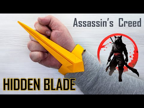 Crafting the Assassin's Creed Hidden Blade - How to Make Hidden Blade with Paper Easy