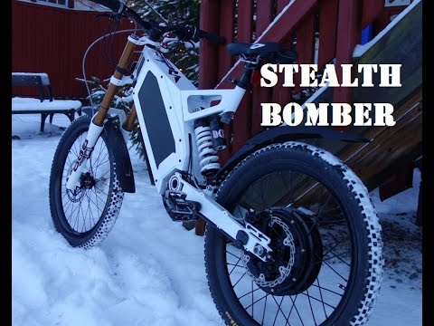 Stealth Bomber Electric Bike - eBiking in Ryazan, Russia