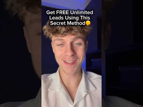 Secret Strategy For Getting 1000s of Leads for FREE👀✅ #shorts