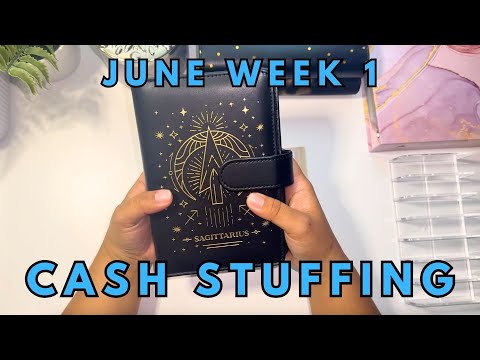 June Paycheck #1 Cash Stuffing - #cashenvelopes