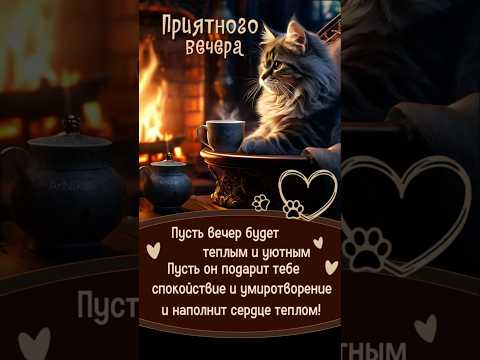 🌹| ДОБРЫЙ И ПРИЯТНЫЙ ВЕЧЕР|Пусть  будет еще больше счастья, еще больше уюта и тепла!|#shorts