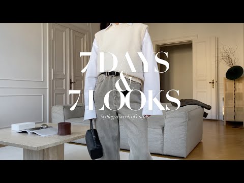 7 Days 7 Looks | A Week in Outfits | More Fall/Autumn Outfits