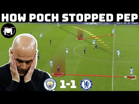 Guardiola & Pochettino's Tactical Battle | Tactical Analysis : Manchester City 1-1 Chelsea