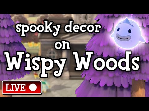 WispyWoods Modded Halloween Decor | Let's Play Animal Crossing New Horizons ep 329