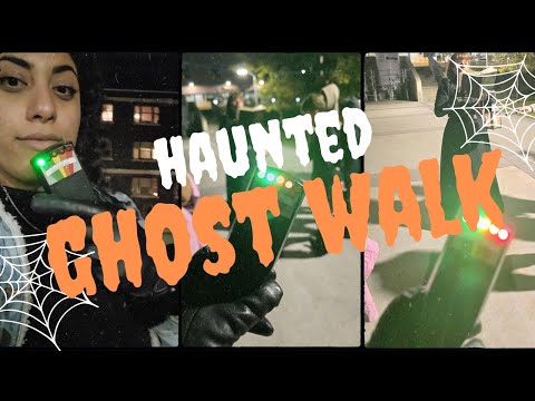 Lets Go on a Haunted Ghost Walk 🎃👻 #Halloween #Haunted