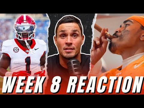 CFB Week 8 REACTION: Georgia-Texas, Alabama-Tennessee, Miami-Louisville and MORE