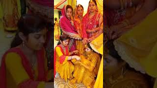 Chhattisgarhi Haldi Ceremony || Chhattisgarhi vivah status video || #cgshadi #cgsong