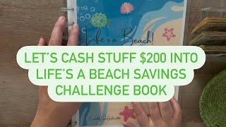 Life’s A Beach Savings Challenge Book || Savings Challenge Saturday || ​⁠​⁠@SnowGardener307Budgets