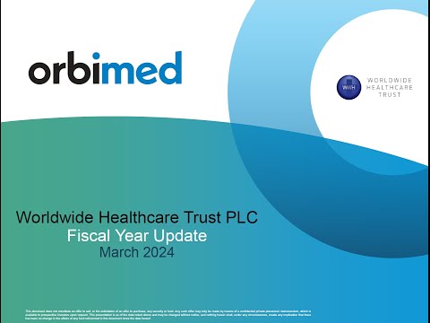 Worldwide Healthcare Trust - Investor Update Webinar - Wednesday, 13th March 2024