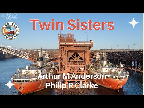 "Twin Sisters" Arthur M Anderson & Philip R Clarke  in Two Harbors 10/28/2024