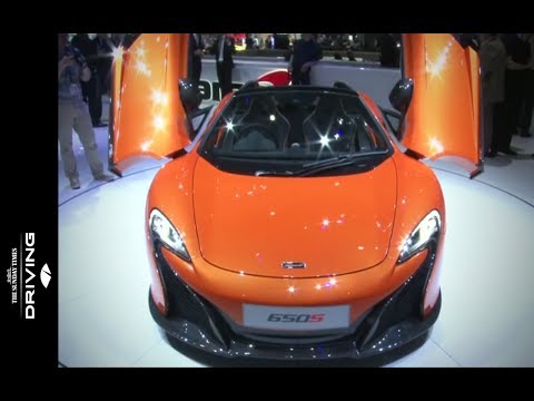 Geneva Motor Show 2014 - unveiling the McLaren 650S Spider