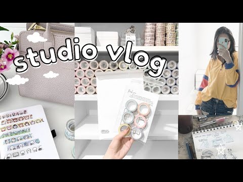 Small Business Vlog | Washi Tape Shipment, Art Prints, Packing Orders