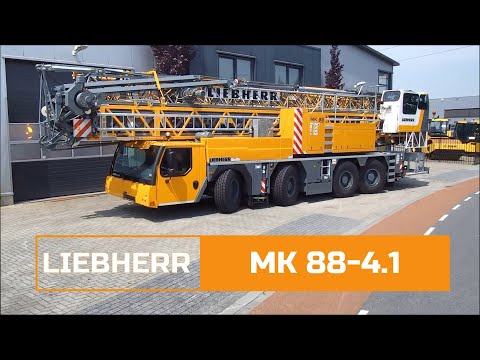 LIEBHERR MK 88-4.1 - compact and manoeuvrable mobile construction crane