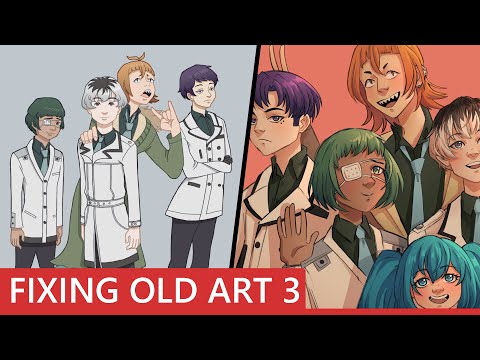 [ANIME SPEEDPAINT] Redrawing My Old Art 3 – Tokyo Ghoul