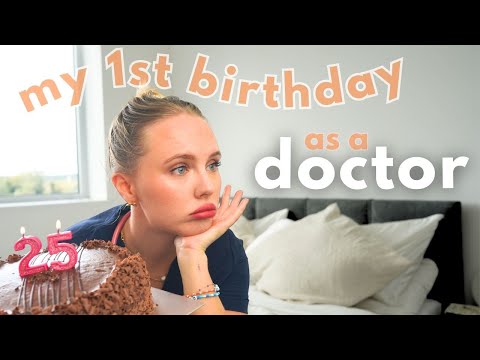 MY BIRTHDAY AS A NEWLY GRADUATED DOCTOR (vlog) | Waking Up Alone & Working in the Hospital