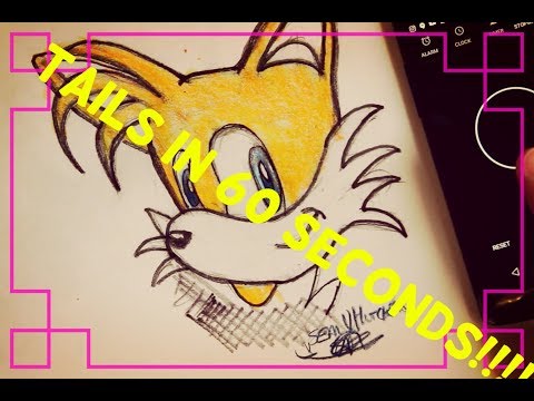 How to Draw Tails Miles Prower from Sonic