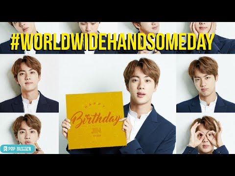 #WorldwideHandsomeDay Trending #1 Worldwide for BTS Jin's Birthday!