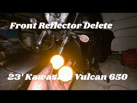 Kawasaki Vulcan 650 Front Reflector Delete