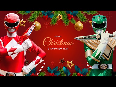 Power Rangers Christmas with 3 hours of music for TV background