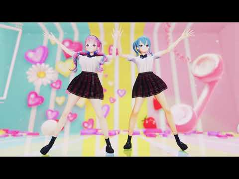 【MMD】星◯すいせい ◯あくあ Love&Joy【紳士向け】