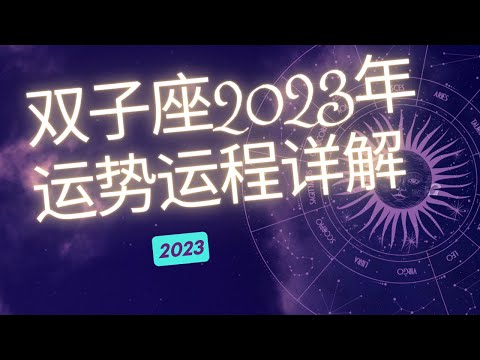 双子座2023年整体运势分析  | 双子座2023年运程 | 十二星座2023年运势 | Ahmiao Tv