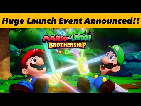 Nintendo Announces HUGE Launch Event For Mario & Luigi Brothership