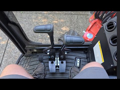 modifying the travel handles on a cfg ku45 chinese mini excavator