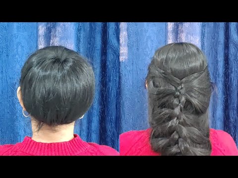 2 Easy Beautiful Hairstyle For Long Hair ♥️ Cute Bun Hairstyles For Wedding | Simple Hairstyles