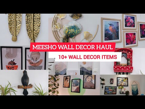 MEESHO home decor haul || Simplify your home with aesthetic Wall decor | Latest meesho haul