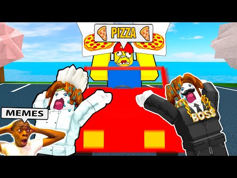 ROBLOX FUNNY MOMENTS: ROBLOX Work at a Pizza Place Funny Moments Part 1 (MEMES) 🍕 | Bacon Strong