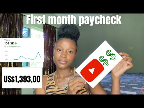 How Much YouTube Paid Me First Month Being Monetized (With 4k Subscribers)