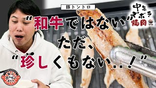 和牛でもない。珍しい部位でもない。じゃあ食べないの？ムジホルの豚トントロ【中年ズボラ焼肉vol 9】