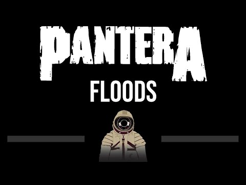 Pantera • Floods (CC) (Upgraded Video) 🎤 [Karaoke] [Instrumental Lyrics]