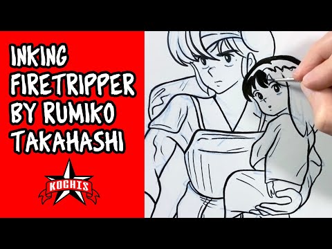 Inking Firetripper by Rumiko Takahashi #inkingmanga