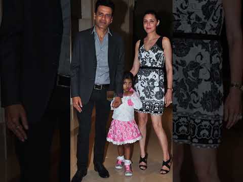 Manoj Bajpai beautiful family pictures #shorts