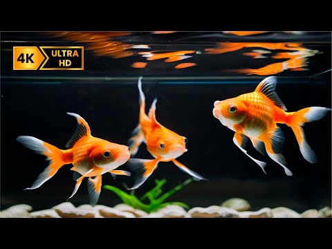 The Best 2K Aquarium for Relaxation 🐠 Relaxing Goldfish - Sleep Meditation 4K UHD Screensaver