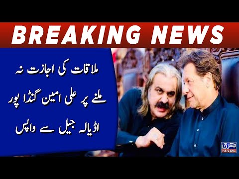 Ali Amin returned from Adyala Jail after not being allowed to meet Imran Khan