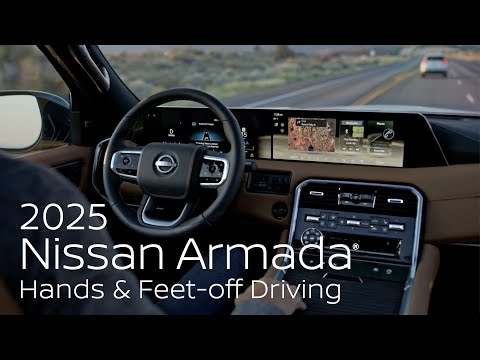 All-New 2025 Nissan Armada® SUV | Hands & Feet-off Driving