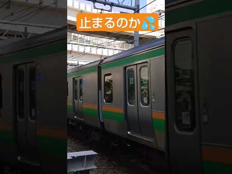 遅延なしでこの速度 湘南新宿ライン横浜駅 9番線 高速入線#鉄道男チャンネル#チャンネル登録お願いします