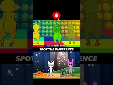 SPOT THE DIFFERENCE! Incredibox Sprunki Gyatt Vs Sprunki Sinner Mod Song