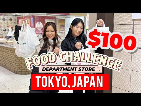 $100 WORTH OF FOOD IN A TOKYO DEPARTMENT STORE? 🇯🇵 | Japan Travel Guide