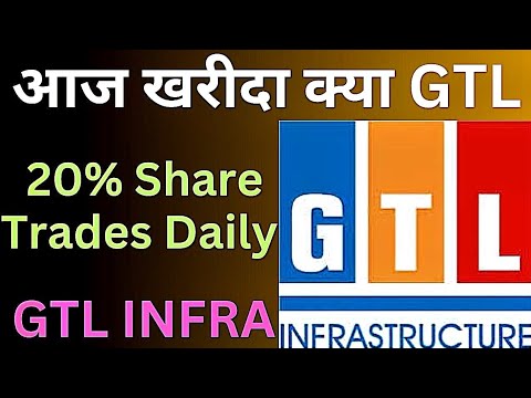 GTL INFRA SHARE LATEST UPDATE TODAY 🔵 20% share trade within 2 days #gtl_infra_latest_news