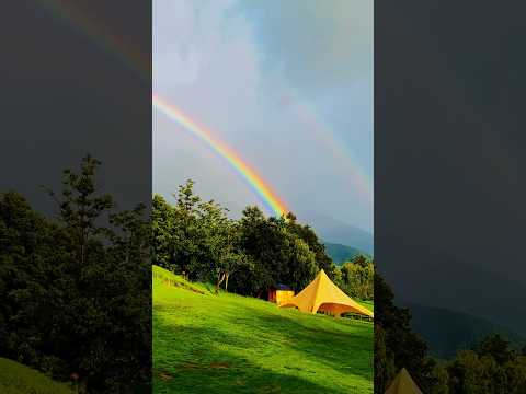 雲南大理，有風有雲有彩虹/In Dali, Yunnan, there is wind, clouds and rainbows.#彩虹