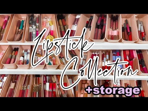 MY FULL LIPSTICK COLLECTION & STORAGE 2023