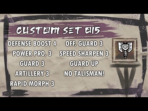 Custom Armor Set 015 - Easy to Make Impact Charge Blade Set